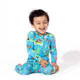 PAW Patrol: The Mighty Movie - Mighty Pups Bamboo Convertible Footie - HoneyBug 