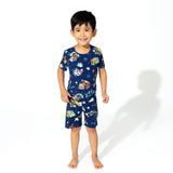 PAW Patrol: The Mighty Movie - Mighty Vehicles Bamboo Kids Pajama Short Set - HoneyBug 