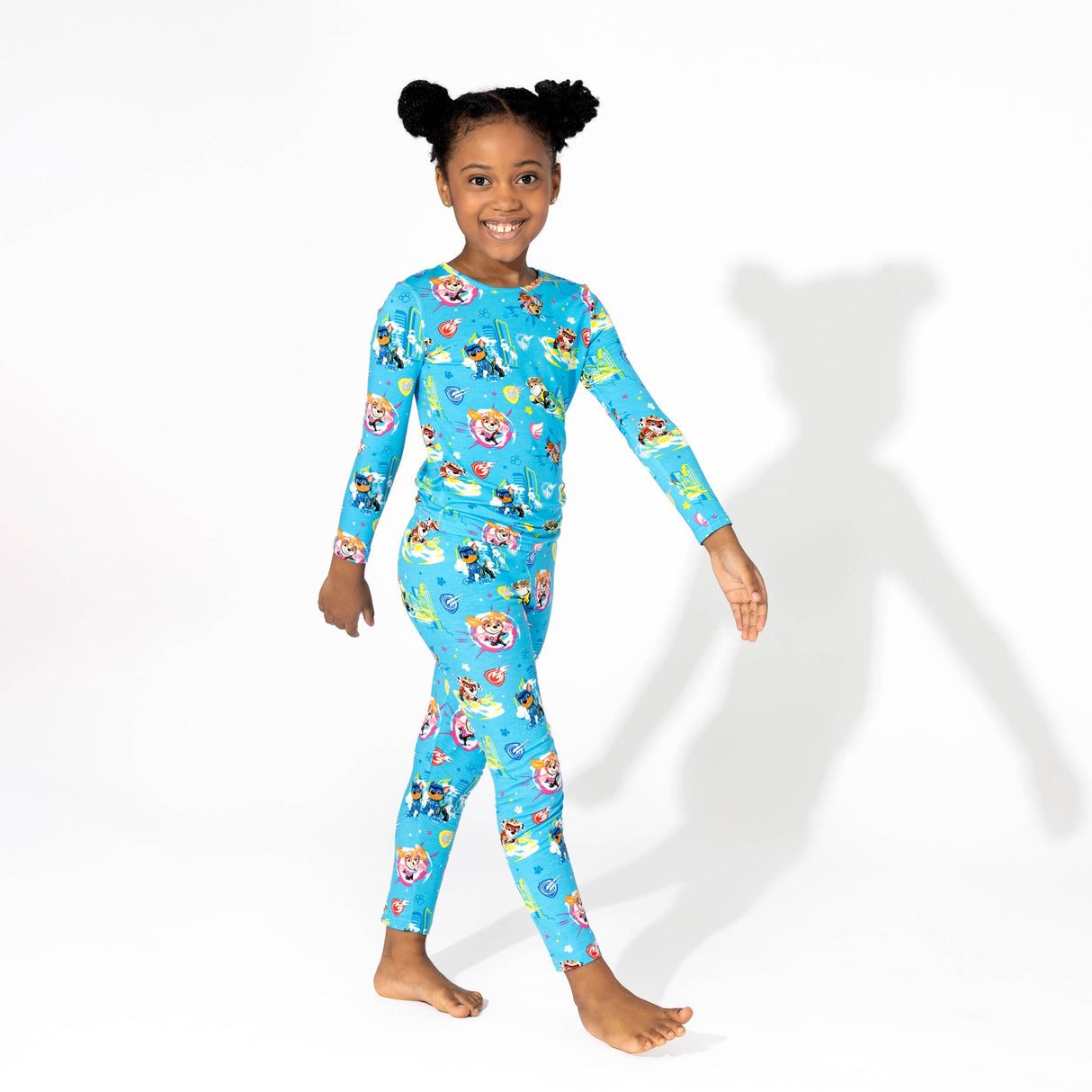 PAW Patrol: The Mighty Movie - Mighty Pups Bamboo Kids Pajamas - HoneyBug 