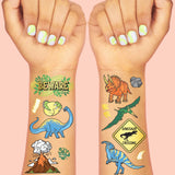 Dino-mite Tats - 44 Foil Temporary Tattoos