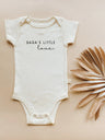 Dada's Little Love Organic Cotton Baby Bodysuit Short Sleeve - HoneyBug 
