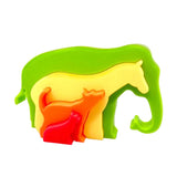 Silicone Nesting Animal Puzzle