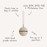 Silicone Pacifier Case - Soft Lilac - HoneyBug 