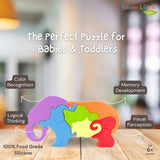 Silicone Stacking Elephant Puzzle
