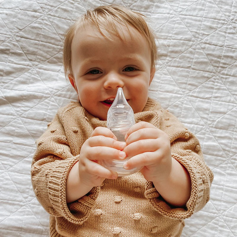 Haakaa Easy-Squeezy Silicone Bulb Syringe (0m+) - HoneyBug 