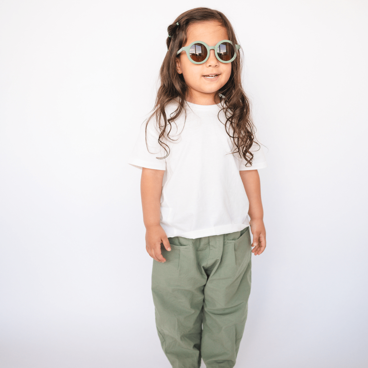 Recycled Plastic Sunglasses - Thyme - HoneyBug 