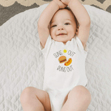 graphic bodysuit | suns out buns out - HoneyBug 