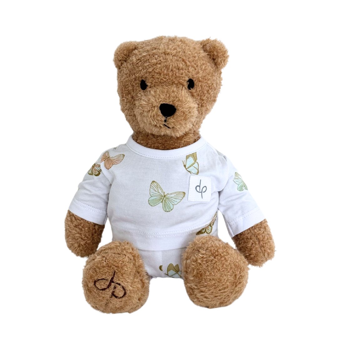 Teddy Plush Toy: Butterflies - HoneyBug 