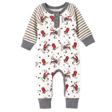 Cowboy Western Henley Bamboo Romper