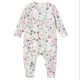 Bunny Garden Ruffle Romper – Bamboo Baby Jumpsuit