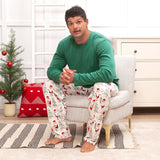 Christmas Santa Bamboo Adult Pajama Pants - HoneyBug 
