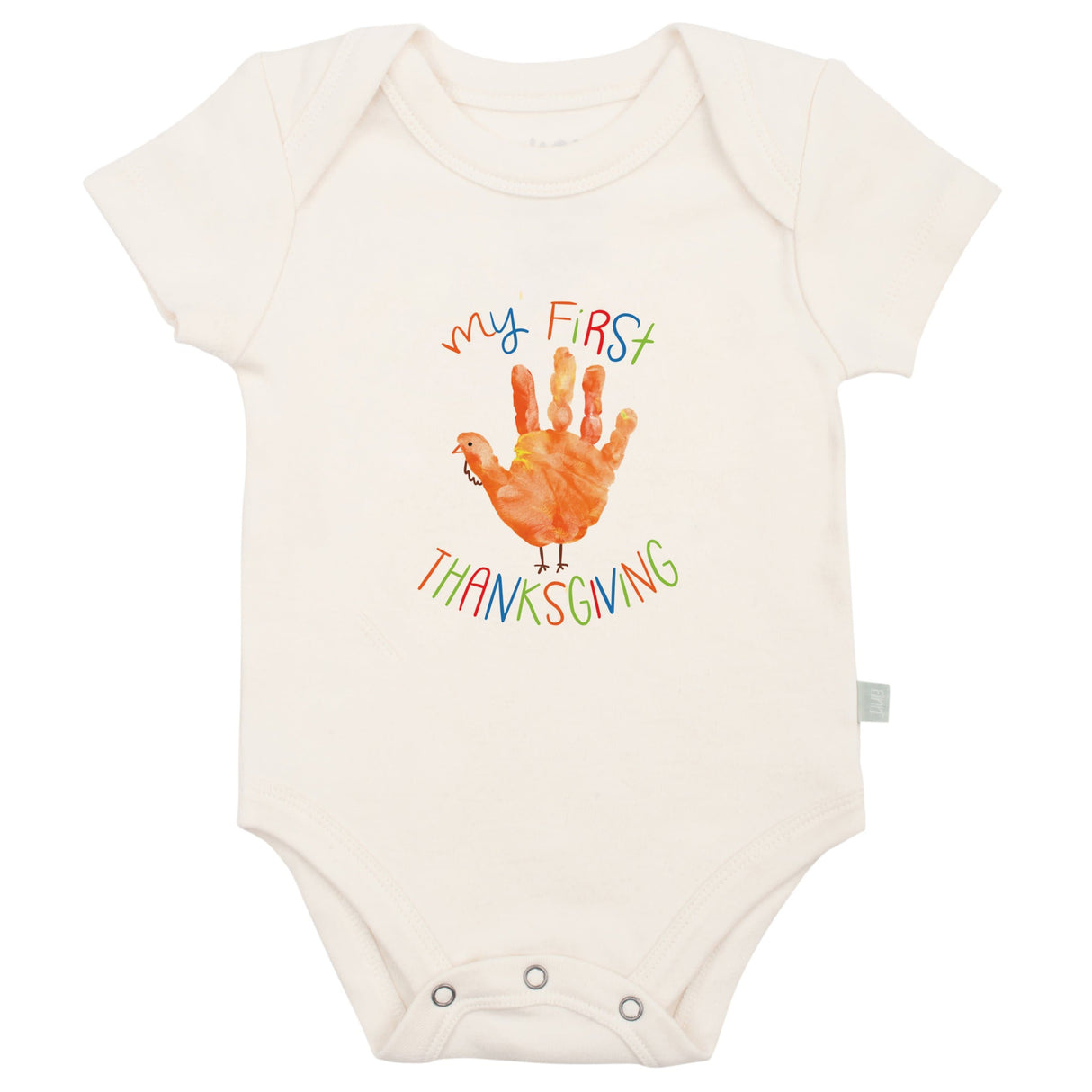 graphic bodysuit | thanksgiving hand - HoneyBug 
