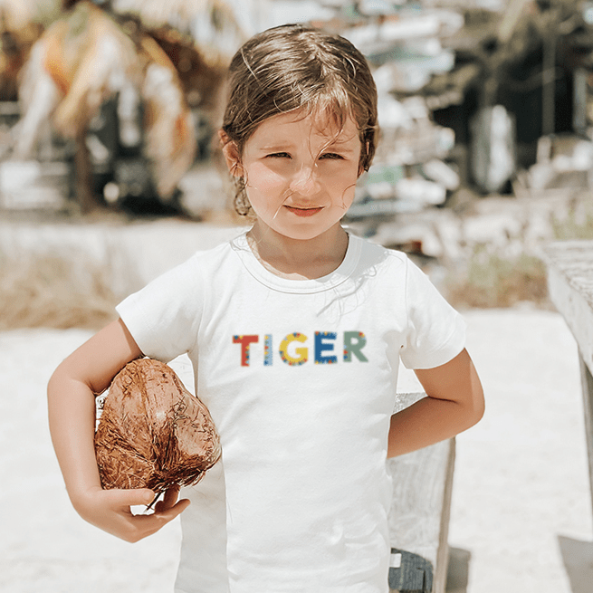 graphic tee | tiger - HoneyBug 