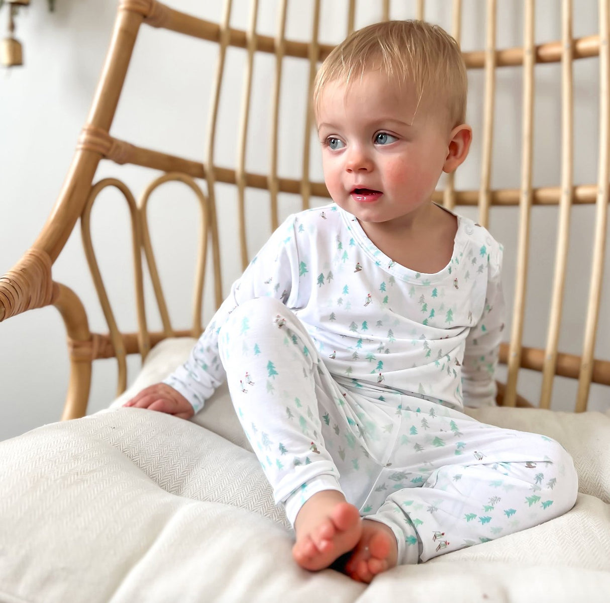 Toddler Pajama Set - Bunny Slopes - HoneyBug 