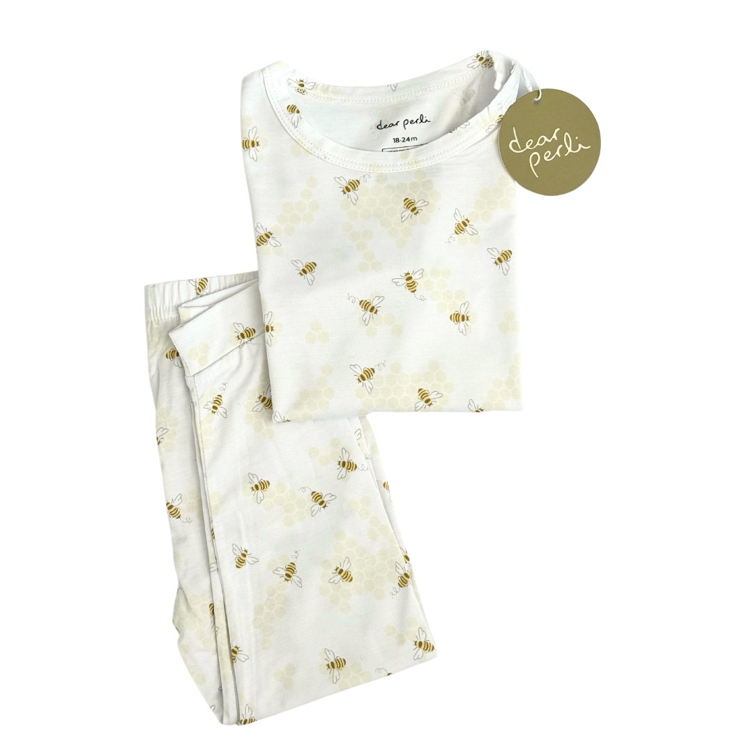 Toddler Pajama Set - Busy Bees - HoneyBug 