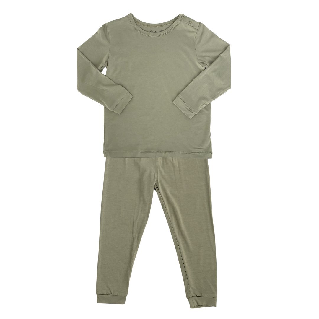 Toddler Pajama Set - Oat - HoneyBug 