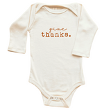 Give Thanks Organic Bodysuit Long Sleeve