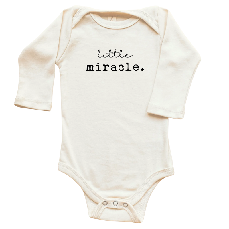Little Miracle Organic Baby Bodysuit Long Sleeve