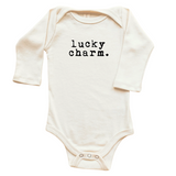 Lucky Charm Organic Baby Bodysuit Long Sleeve