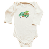 Shamrock Truck Organic Baby Bodysuit Long Sleeve