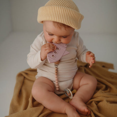 Rocket Teether - Soft Lilac - HoneyBug 
