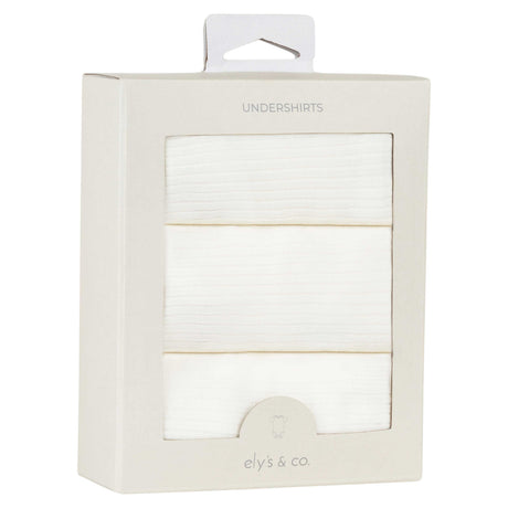 3 Pack Ribbed Undershirts - HoneyBug 