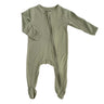 Zippered Footie - Apricot - HoneyBug 