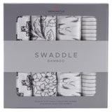 Monochrome Bamboo Muslin Swaddle 4PK - HoneyBug 