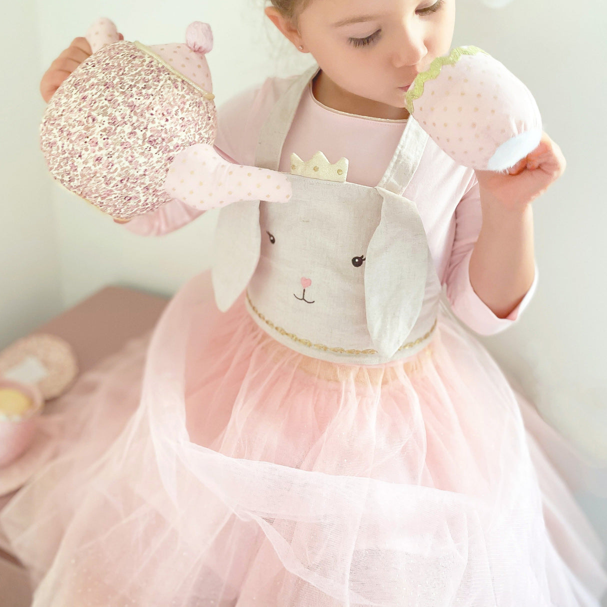 Princess Bunny Play Apron - HoneyBug 