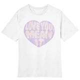 Love You, Mean It Women's White Tee - HoneyBug 