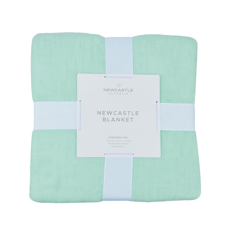 Seafoam Green Oversized King Luxury Bamboo Bed Blanket - HoneyBug 