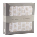 Flower Child Cotton Muslin Newcastle Blanket - HoneyBug 