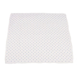 Wildflowers and Periwinkle Diamond Polka Dot Bamboo Newcastle Blanket - HoneyBug 
