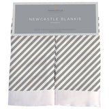 Finley Stripe Bamboo Muslin Security Baby Blankie - HoneyBug 