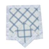 Blue Buffalo Check Plaid Newcastle Blankie - HoneyBug 
