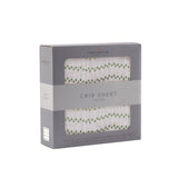 Dino Feet Cotton Muslin Crib Sheet - HoneyBug 