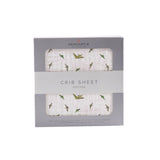 Pteranodon Cotton Muslin Crib Sheet - HoneyBug 