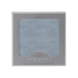 Blue Fog Newcastle Cotton Crib Sheet - HoneyBug 