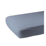 Blue Fog Newcastle Cotton Crib Sheet - HoneyBug 
