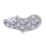 Ocean Tides Bamboo Burp Cloth/Heart Bib 2PK - HoneyBug 