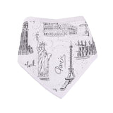 London, Paris, New York Bandana Bib - Set of 3 - HoneyBug 