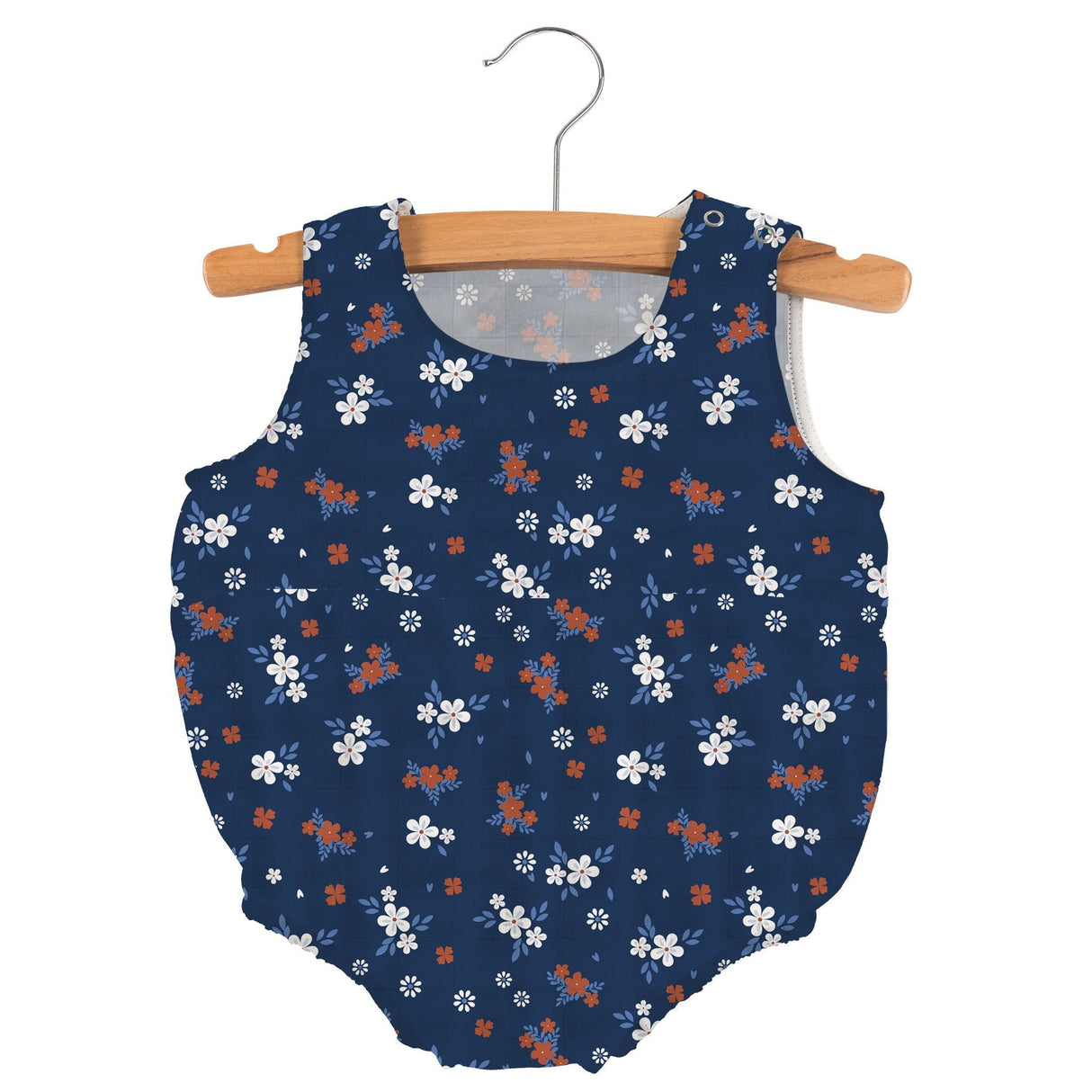 Serenity Floral Bamboo Newcastle Mini Bubble - HoneyBug 