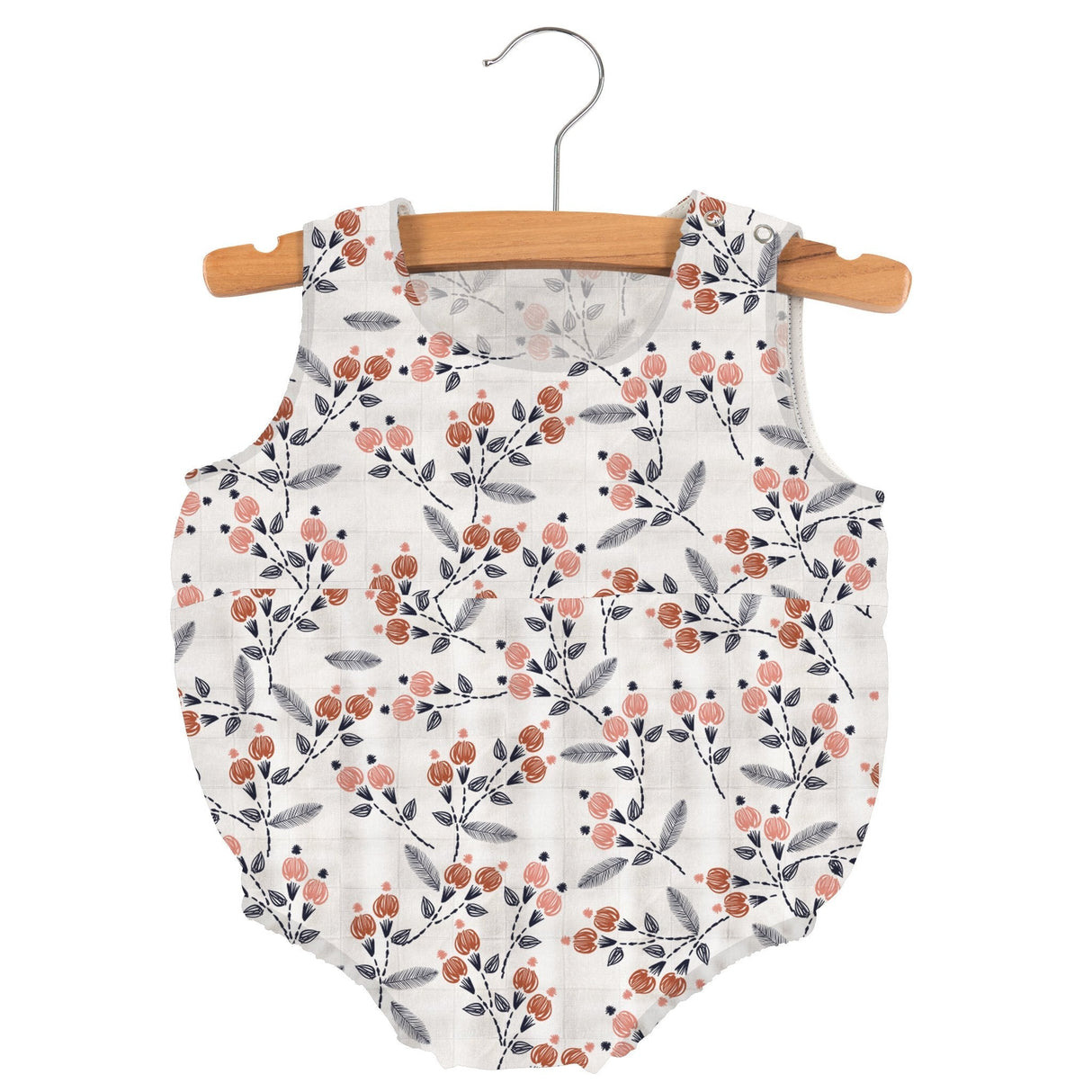 Dahlia Floral Bamboo Newcastle Mini Bubble - HoneyBug 