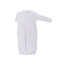White Bubble Baby Converter Gown - HoneyBug 