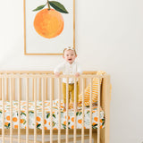 Clementine Crib Sheet - HoneyBug 