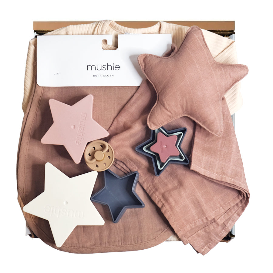 Moon & Stars Gift Box - Natural - HoneyBug 