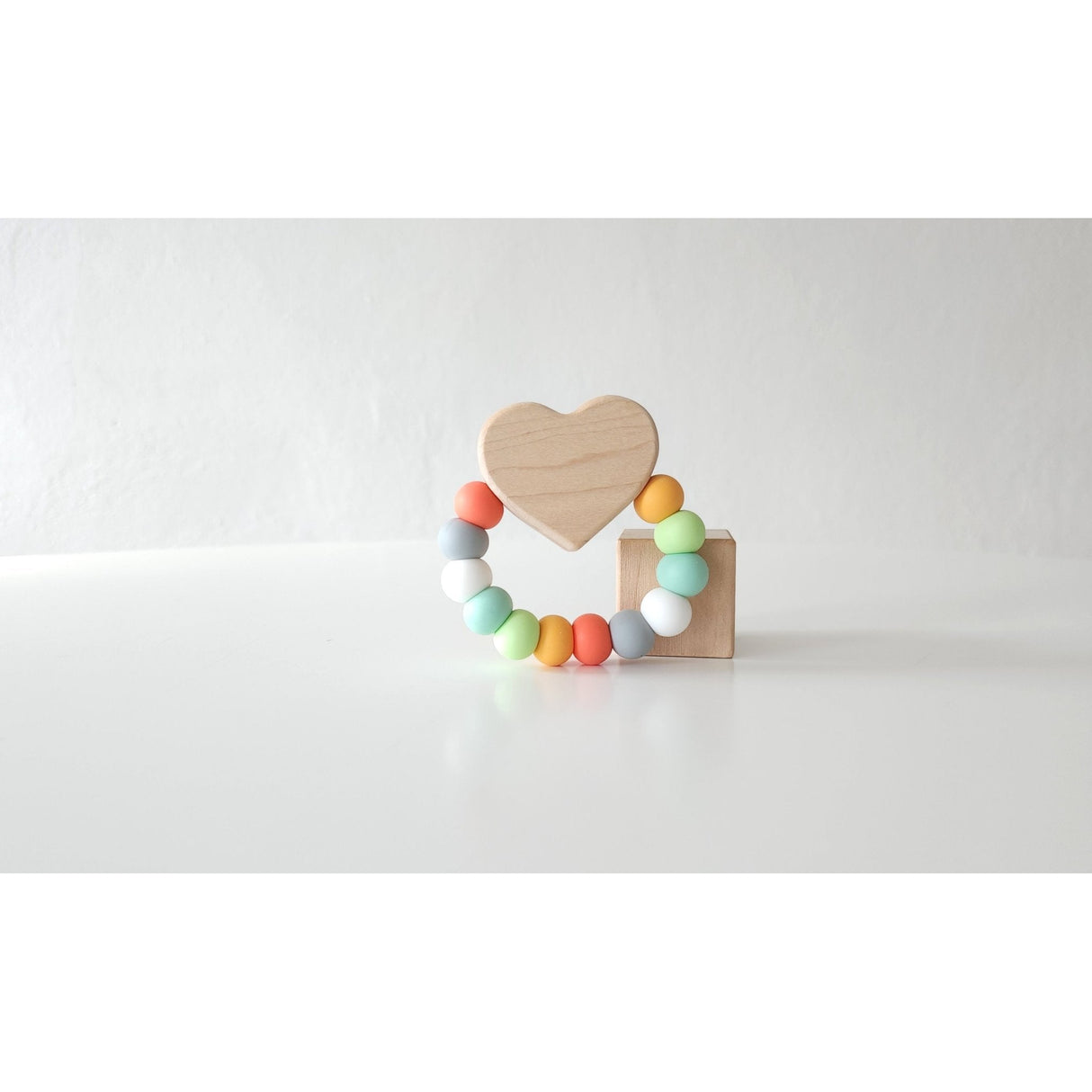 Heart Charm Teether - HoneyBug 
