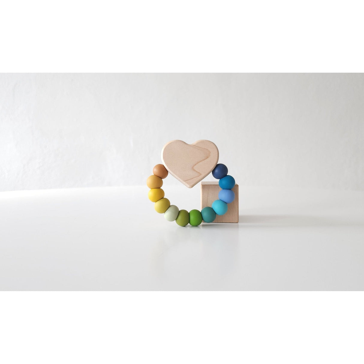 Heart Charm Teether - HoneyBug 