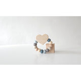Heart Charm Teether - HoneyBug 