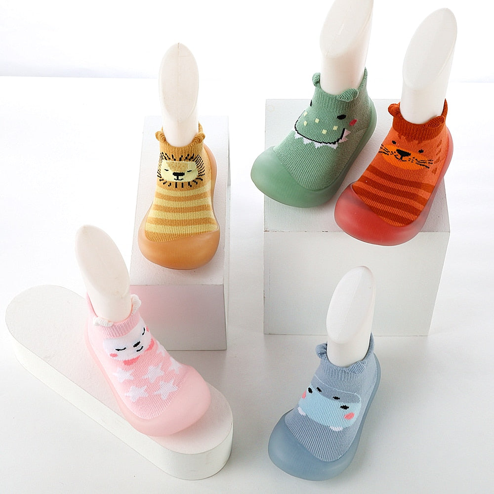 Baby Pet Sock Shoes - Monster Blue - HoneyBug 